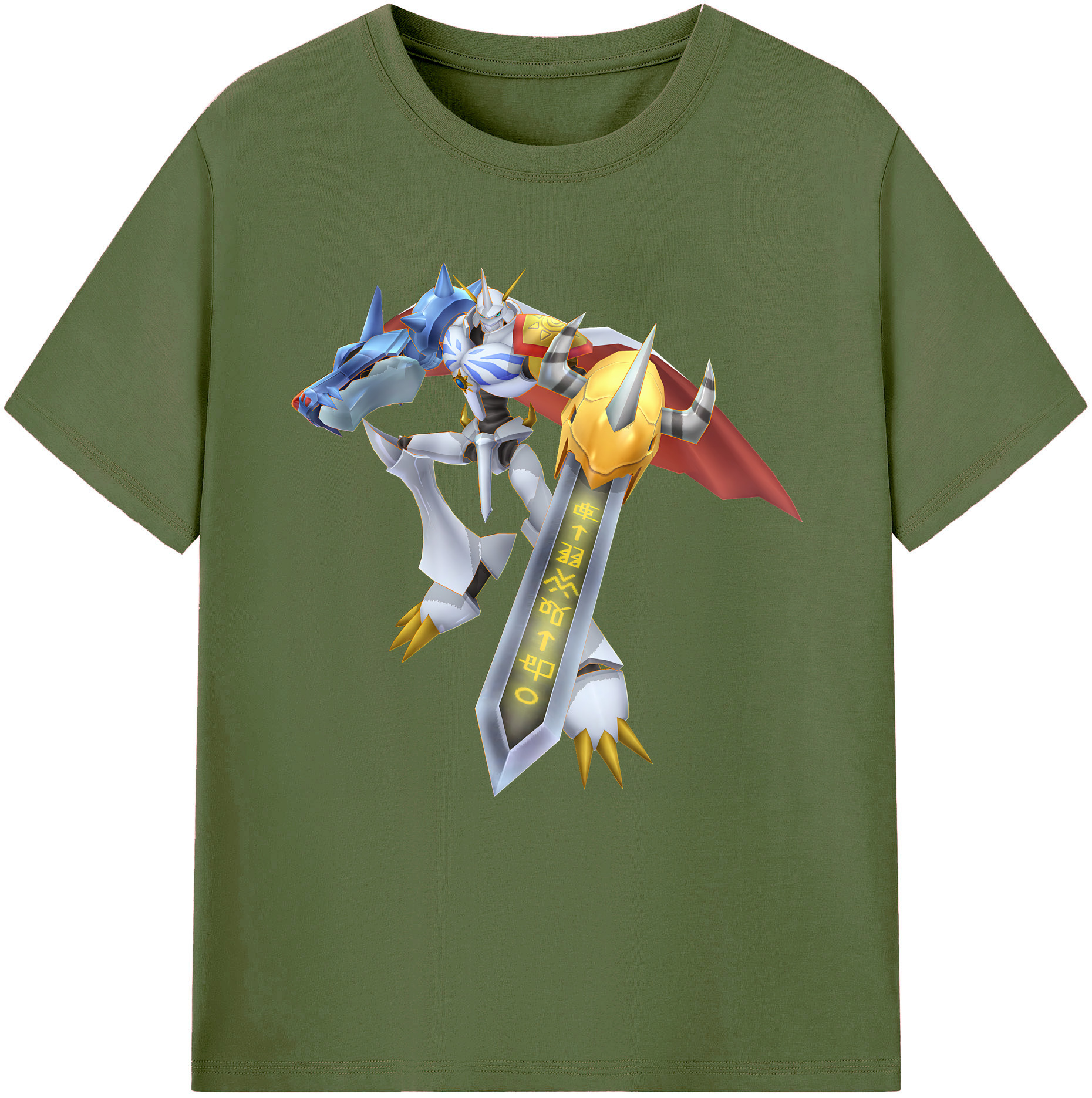 （画像用） Digimon デジタルモンスター/デジモン 綿100％半袖Tシャツ（フロントプリント）